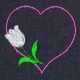 Design: Items>Hearts - Tulip in a heart